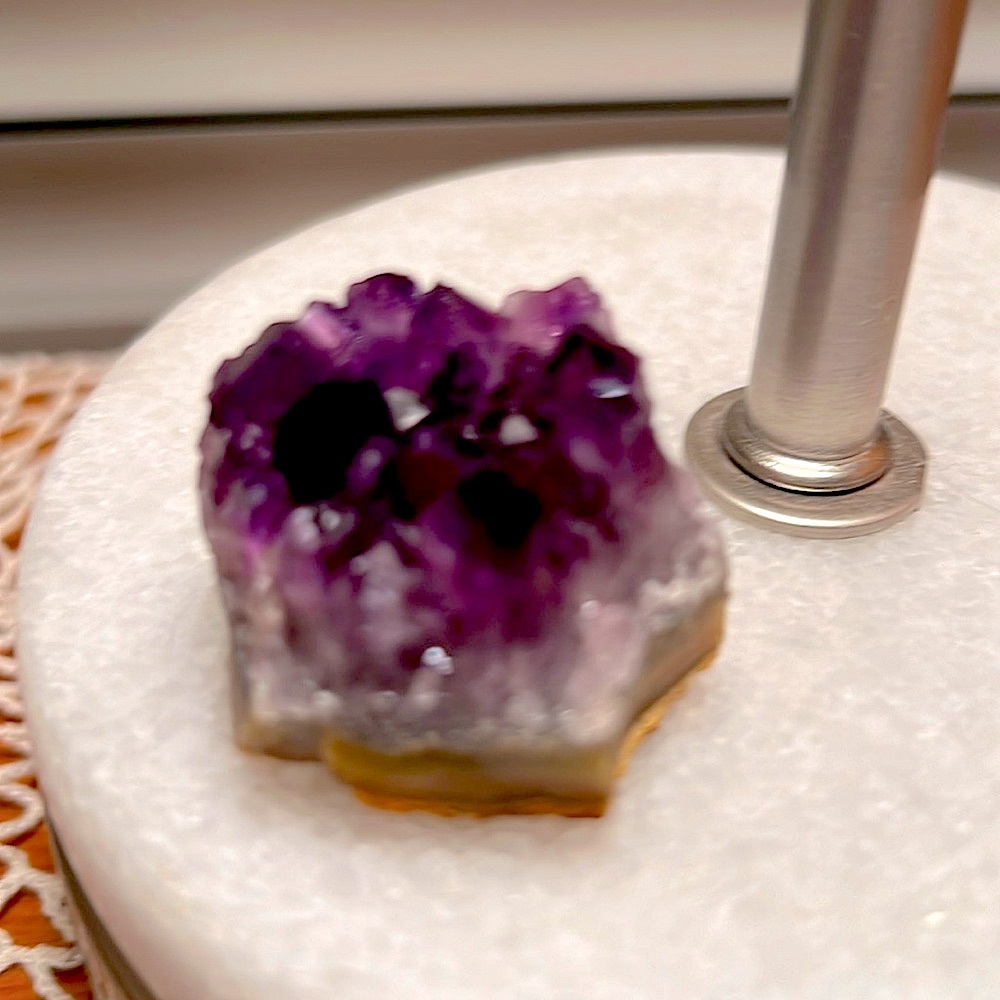 Deep purple natural Amethyst Crystal